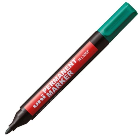 Marker permanentny Uni zielony 1,0-3,0mm okrągła końcówka (NO-320F) Marker permanentny Uni zielony 1,0-3,0mm okrągła końcówka (NO-320F)