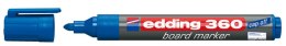 Marker suchościeralny Edding 360 niebieski 1,5-3,00mm okrągła końcówka