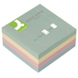 Notes samoprzylepny (karteczki) Q-Connect pastelowy mix 400k [mm:] 76x76 (KF01347)