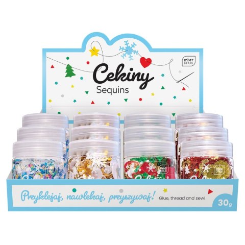 Cekiny Winter mix 30g Interdruk (30 g)