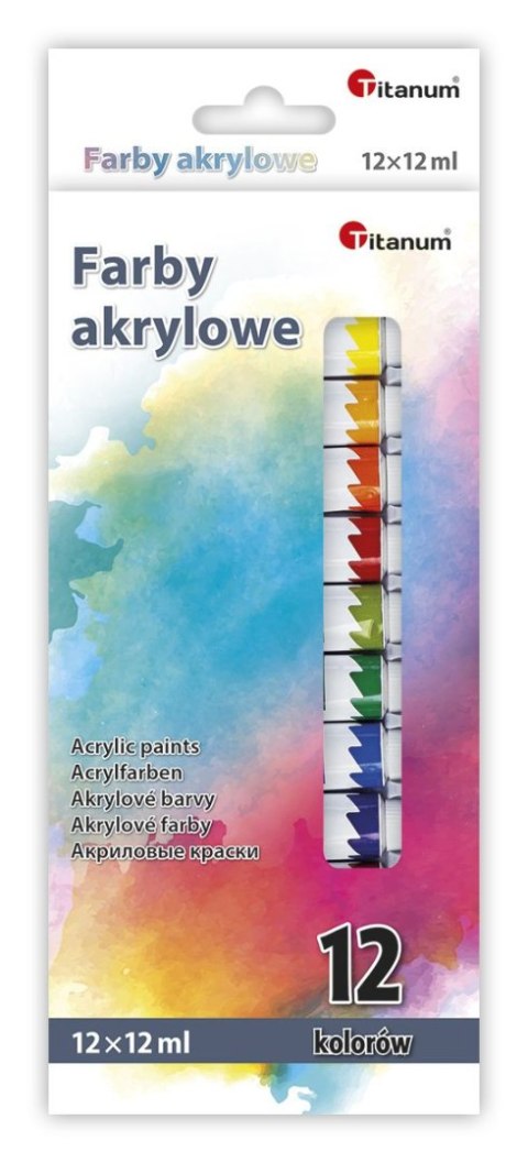 Farba akrylowa Titanum kolor: mix 12ml (04230355) Farba akrylowa Titanum kolor: mix 12ml (04230355)