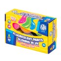 Farby plakatowe dekoracyjne fluorescencyjne kolor: mix 20ml 6 kolor. Astra (301124004)