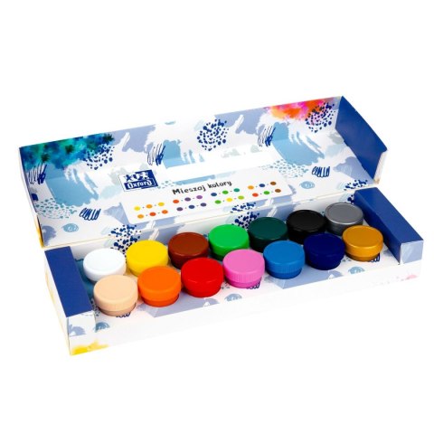 Farby plakatowe Oxford kolor: mix 20ml 12+2 kolor. (400167100) Farby plakatowe Oxford kolor: mix 20ml 12+2 kolor. (400167100)