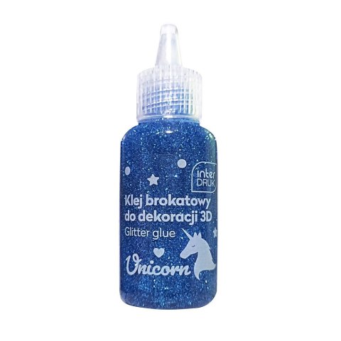 Klej artystyczny UNICORN brokatowy 3D 5902277337085 20ml Interdruk (20ml)