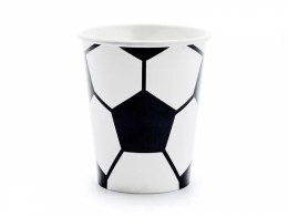 Kubek jednorazowy Partydeco piłka 6szt. papier 260ml (KPP72-EU1)