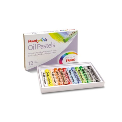 Pastele olejne Pentel 12 kol. Pastele olejne Pentel 12 kol.