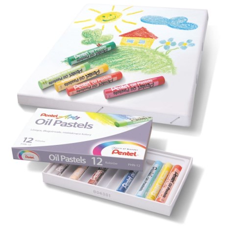 Pastele olejne Pentel 12 kol. Pastele olejne Pentel 12 kol.