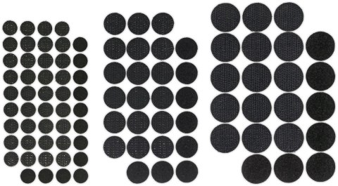 Rzepy Titanum Craft-Fun Series samoprzylepne czarne 3 rozmiary 69 szt (5903714546008) Rzepy Titanum Craft-Fun Series samoprzylepne czarne 3 rozmiary 69 szt (5903714546008)
