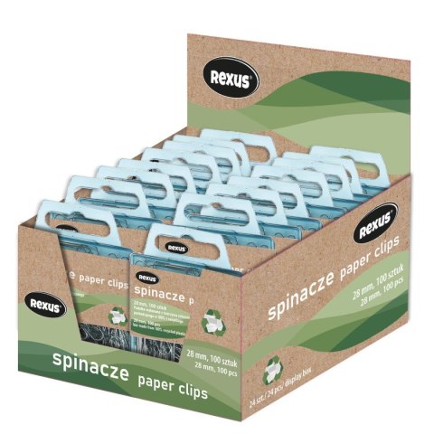 Spinacz Beniamin biurowy 28mm 100 szt (5092) Spinacz Beniamin biurowy 28mm 100 szt (5092)