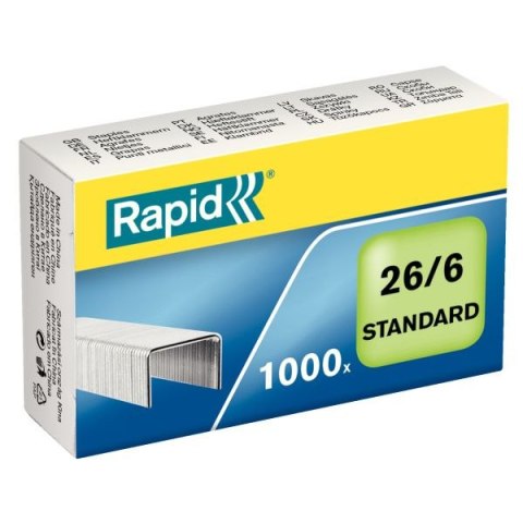 Zszywki 26/6 Rapid Standard 1000 szt (24861300) Zszywki 26/6 Rapid Standard 1000 szt (24861300)