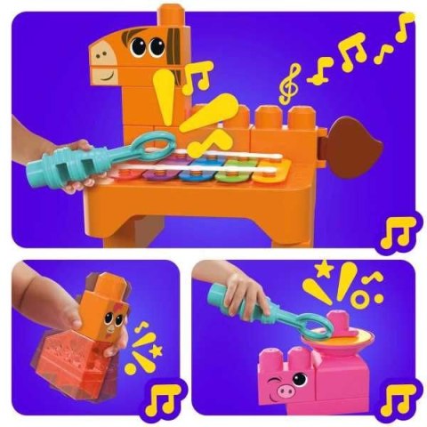 Klocki konstrukcyjne Mega Bloks Muzykalne zwierzątka farma (HPB46) Klocki konstrukcyjne Mega Bloks Muzykalne zwierzątka farma (HPB46)