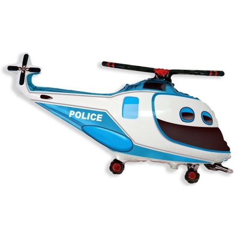 Balon foliowy helikopter policyjny 24cal Godan (B901753)