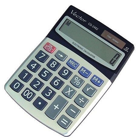 Kalkulator na biurko Vector (KAV CD-2462) Kalkulator na biurko Vector (KAV CD-2462)