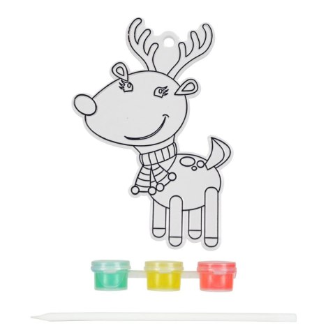 Ozdoba świąteczna witrażyk z farbkami Arpex (BN3506)