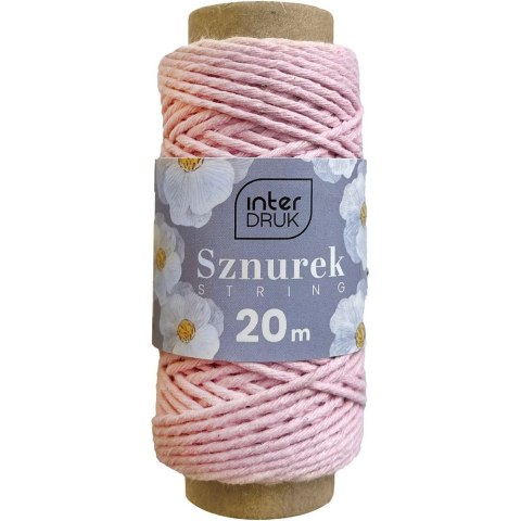 Sznurek Interdruk szurek PASTEL 5902277345530 20m (20m) Sznurek Interdruk szurek PASTEL 5902277345530 20m (20m)