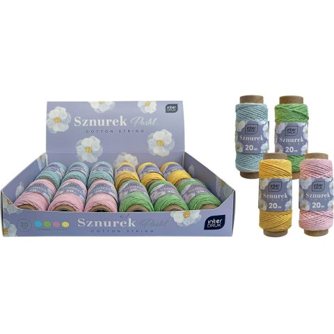 Sznurek Interdruk szurek PASTEL 5902277345530 20m (20m) Sznurek Interdruk szurek PASTEL 5902277345530 20m (20m)