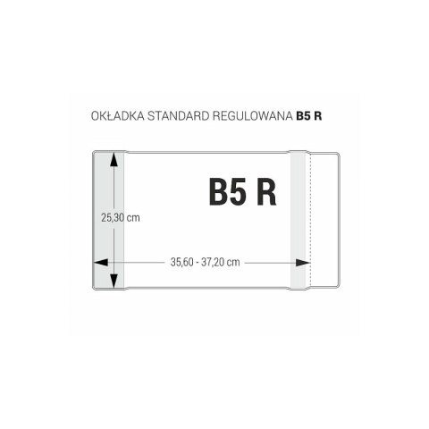 Okładka B5R B5 [mm:] 253x356-372 Biurfol (OZB-45)