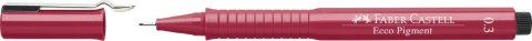 Cienkopis kreślarski Faber Castell Ecco Pigment czerwony 0,3mm 1kol. (166351) Cienkopis kreślarski Faber Castell Ecco Pigment czerwony 0,3mm 1kol. (166351)