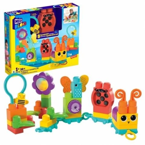 Klocki plastikowe Mega Bloks gąsieniczka do ciągnięcia (HKN44) Klocki plastikowe Mega Bloks gąsieniczka do ciągnięcia (HKN44)