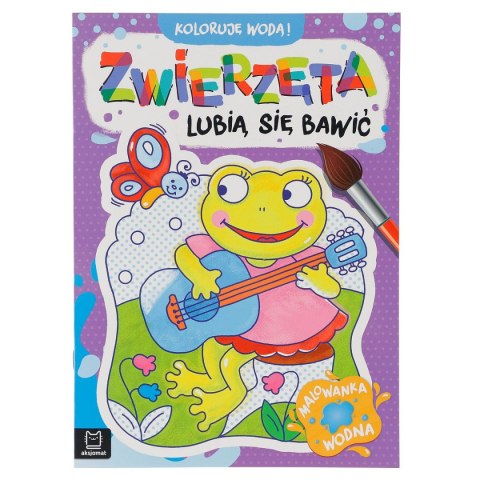 Książeczka edukacyjna Aksjomat Koloruję wodą! Zwierzęta lubią się bawić. Malowanka wodna (3272) Książeczka edukacyjna Aksjomat Koloruję wodą! Zwierzęta lubią się bawić. Malowanka wodna (3272)