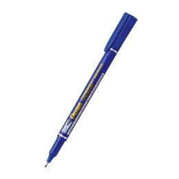 Marker permanentny Pentel niebieski 0,6-1,0mm okrągła końcówka (NF450)