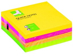 Notes samoprzylepny (karteczki) Q-Connect neonowe neonowy 320k [mm:] 76x76 (KF01348)