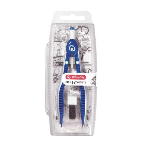 Cyrkiel My Pen nieb/biały 50046768 Herlitz (400195840) Cyrkiel My Pen nieb/biały 50046768 Herlitz (400195840)