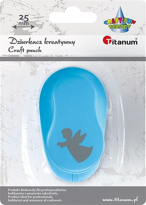 Dziurkacz ozdobny Titanum Craft-Fun Series 25mm aniołek (T-8810-36e) Dziurkacz ozdobny Titanum Craft-Fun Series 25mm aniołek (T-8810-36e)