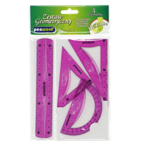 Komplet geometryczny 4 el. 15cm. 4 el. Sdm (8810)