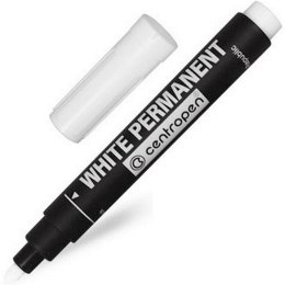 Marker permanentny Centropen biały 2,5mm okrągła końcówka (8586)
