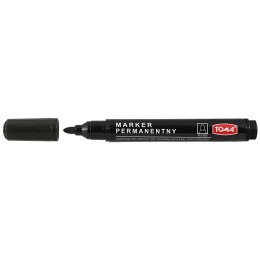 Marker permanentny Toma czarny okrągła końcówka (TO-202 3 2)