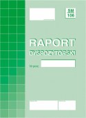 Druk offsetowy raport dyspozytorski SM/106 A4 40k. Michalczyk i Prokop (804-1)