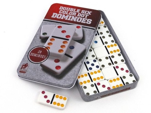 Gra logiczna Adar domino w metalowym opakowaniu (469006) Gra logiczna Adar domino w metalowym opakowaniu (469006)
