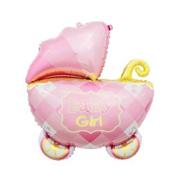 Balon foliowy Godan WÓŻEK RÓZOWY (BF-HWZR)