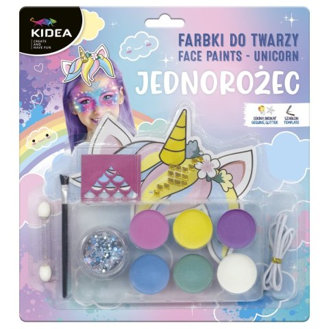 Farba do malowania twarzy Derform kidea Unicorn 6 kolor. (FDTZUKA) Farba do malowania twarzy Derform kidea Unicorn 6 kolor. (FDTZUKA)