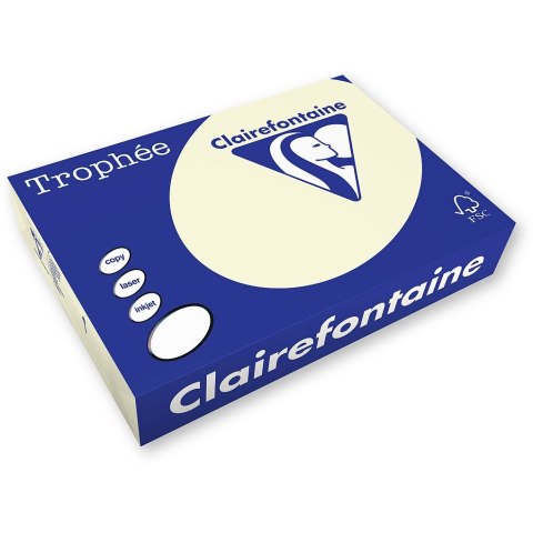 Papier kolorowy Trophee kolorowy A4 kremowy 80g (xca41787) Papier kolorowy Trophee kolorowy A4 kremowy 80g (xca41787)