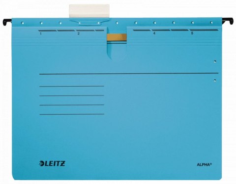 Skoroszyt Leitz Alpha A4 niebieski karton 225g (19840135) Skoroszyt Leitz Alpha A4 niebieski karton 225g (19840135)