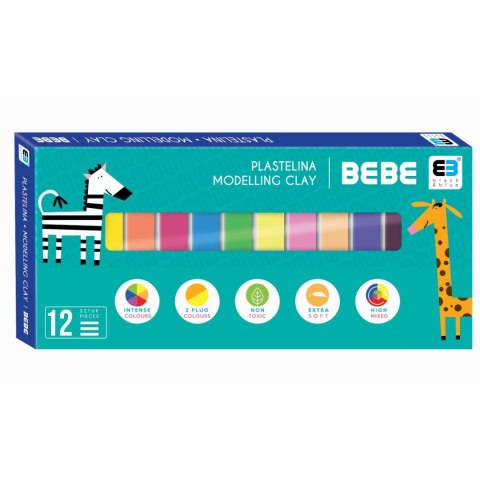 Plastelina Interdruk 12 kol. BB KIDS mix (IPL12BBK) Plastelina Interdruk 12 kol. BB KIDS mix (IPL12BBK)