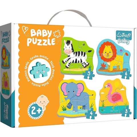Puzzle puzzle baby classic zwierzatka na safari 18 el. Trefl (36073) Puzzle puzzle baby classic zwierzatka na safari 18 el. Trefl (36073)