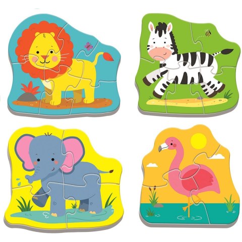 Puzzle puzzle baby classic zwierzatka na safari 18 el. Trefl (36073) Puzzle puzzle baby classic zwierzatka na safari 18 el. Trefl (36073)