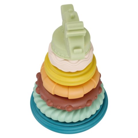 Układanka Bam Bam piramidka edukacyjna pastelowa (482393) Układanka Bam Bam piramidka edukacyjna pastelowa (482393)