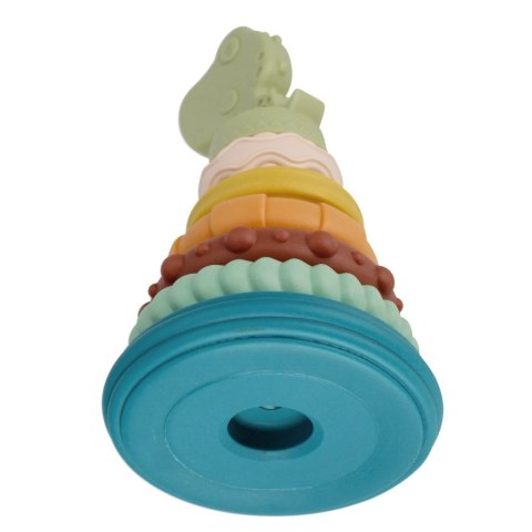 Układanka Bam Bam piramidka edukacyjna pastelowa (482393) Układanka Bam Bam piramidka edukacyjna pastelowa (482393)
