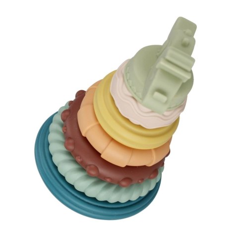 Układanka Bam Bam piramidka edukacyjna pastelowa (482393) Układanka Bam Bam piramidka edukacyjna pastelowa (482393)