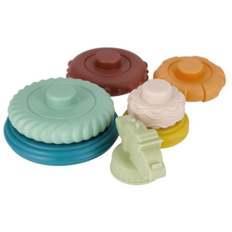 Układanka Bam Bam piramidka edukacyjna pastelowa (482393) Układanka Bam Bam piramidka edukacyjna pastelowa (482393)