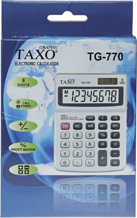 Kalkulator na biurko TG-770 Taxo Graphic Kalkulator na biurko TG-770 Taxo Graphic