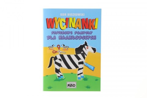 Książeczka edukacyjna Niko Wycinanki. Papierowe pomysły dla najmłodszych. Książeczka edukacyjna Niko Wycinanki. Papierowe pomysły dla najmłodszych.