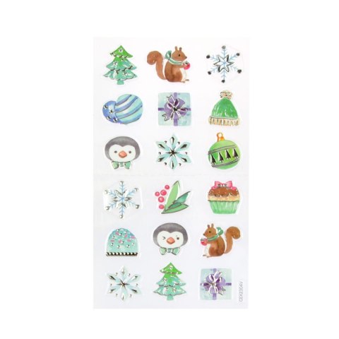 Naklejki świąteczne pastelowe Arpex (NR2631) Naklejki świąteczne pastelowe Arpex (NR2631)