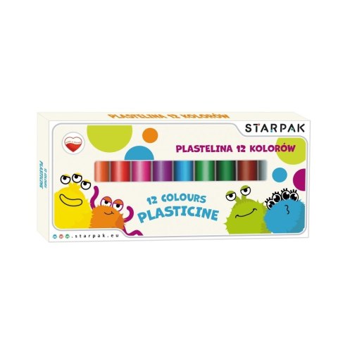 Plastelina Starpak 12 kol. mix (512856) Plastelina Starpak 12 kol. mix (512856)