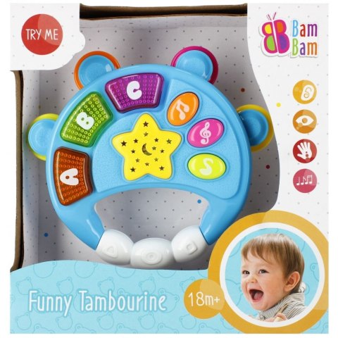 Zabawka dźwiękowa Bam Bam tamburynek (515006) Zabawka dźwiękowa Bam Bam tamburynek (515006)