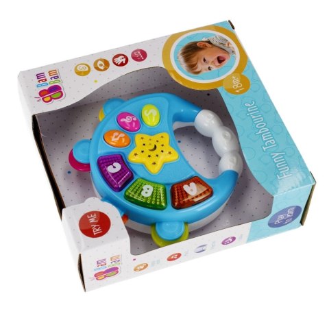Zabawka dźwiękowa Bam Bam tamburynek (515006) Zabawka dźwiękowa Bam Bam tamburynek (515006)